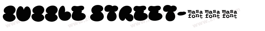 bubble street字体转换
